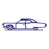 Vintage Car 6 Illustration from UX Line Set | Free Download as SVG Vector and Transparent PNG | Streamline illustrations