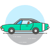 Vintage Car 8 Illustration from UX Colors Set | Free Download as SVG Vector and Transparent PNG | Streamline illustrations