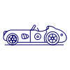 Vintage Racing 1 Illustration from UX Line Set