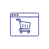 Shopping Cart Browser 2 Illustration from UX Line Set