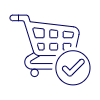 Shopping Cart Check Illustration from UX Line Set