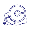 Cd Players 1 Illustration from UX Line Set