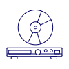 Cd Players 2 Illustration from UX Line Set