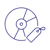 Cd Tag Illustration from UX Line Set