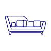 Green Sofa Illustration from UX Line Set