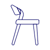 Simple Modern Chair illustration - Free transparent PNG, SVG. No sign up needed.