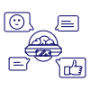 Chatbot 2 Illustration from UX Line Set