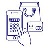Phone Checkout Pin 1 Illustration from UX Line Set