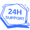24h Support Bubble element - Free transparent PNG, SVG. No Sign up needed.