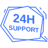 24h Support Bubble element - Free transparent PNG, SVG. No Sign up needed.