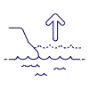 Sea Level Rise Illustration from UX Line Set | Free Download as SVG Vector and Transparent PNG | Streamline illustrations