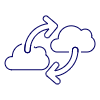 Cloud Data Exchange Illustration from UX Line Set