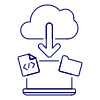 Cloud Download 10 Illustration from UX Line Set