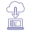 Cloud Download 11 Illustration from UX Line Set