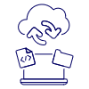 Cloud Sync 10 Illustration from UX Line Set