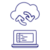 Cloud Upload 11 Illustration from UX Line Set