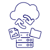 Cloud Upload 17 Illustration from UX Line Set