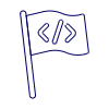 Coding Flag illustration - Free transparent PNG, SVG. No sign up needed.