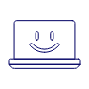 Laptop Smiley 1 illustration - Free transparent PNG, SVG. No sign up needed.