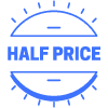 Half Price Circle element - Free transparent PNG, SVG. No sign up needed.