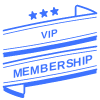 Vip Membershop Star Ribbon element - Free transparent PNG, SVG. No Sign up needed.