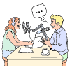 Communication Podcast Speaker With A Guest illustration - Free transparent PNG, SVG. No sign up needed.