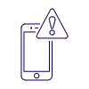 Phone Warning illustration - Free transparent PNG, SVG. No sign up needed.