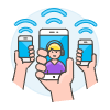 Wireless Internet 1 Illustration from UX Colors Set