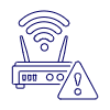 Wifi Signal Warning illustration - Free transparent PNG, SVG. No sign up needed.