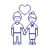 Couple Holding Hand 1 illustration - Free transparent PNG, SVG. No sign up needed.
