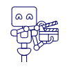 Filmmaking Robot 1 Illustration from UX Line Set