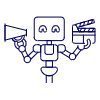 Filmmaking Robot 2 Illustration from UX Line Set