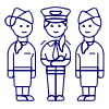 Pilot And Crew 1 illustration - Free transparent PNG, SVG. No sign up needed.