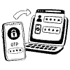 Otp One Time Password Illustration from Milano Set