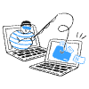 Phishing Scam Illustration from Brooklyn Set