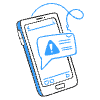 Smishing Illustration from Brooklyn Set