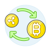 Crypto Exchange Illustration from UX Colors Set