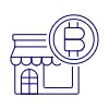 Crypto Shop Illustration from UX Line Set