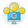 Crypto Safe Illustration from UX Colors Set