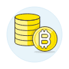Crypto Coins Illustration from UX Colors Set