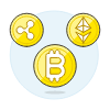 Cryptocurrencies Illustration from UX Colors Set