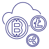 Crypto Cloud 2 Illustration from UX Line Set
