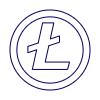 Litecoin Illustration from UX Line Set