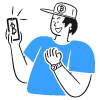 Cryptobro Illustration from Brooklyn Set
