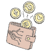 Cryptowallets Illustration from Bruxelles Set