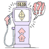 Gas Fees Altcoins Affordable illustration - Free transparent PNG, SVG. No sign up needed.