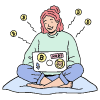Woman In Crypto 1 illustration - Free transparent PNG, SVG. No sign up needed.