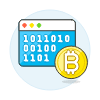Crypto App Illustration from UX Colors Set