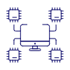 Crypto Chip Illustration from UX Line Set