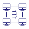 Crypto Network Illustration from UX Line Set